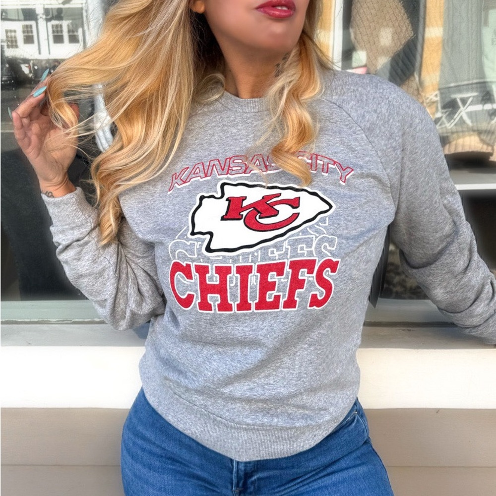 Kansas City Chiefs Gray Sweatshirt